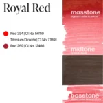 رنگ تاتو پرمابلند رویال رد (ROYAL RED)