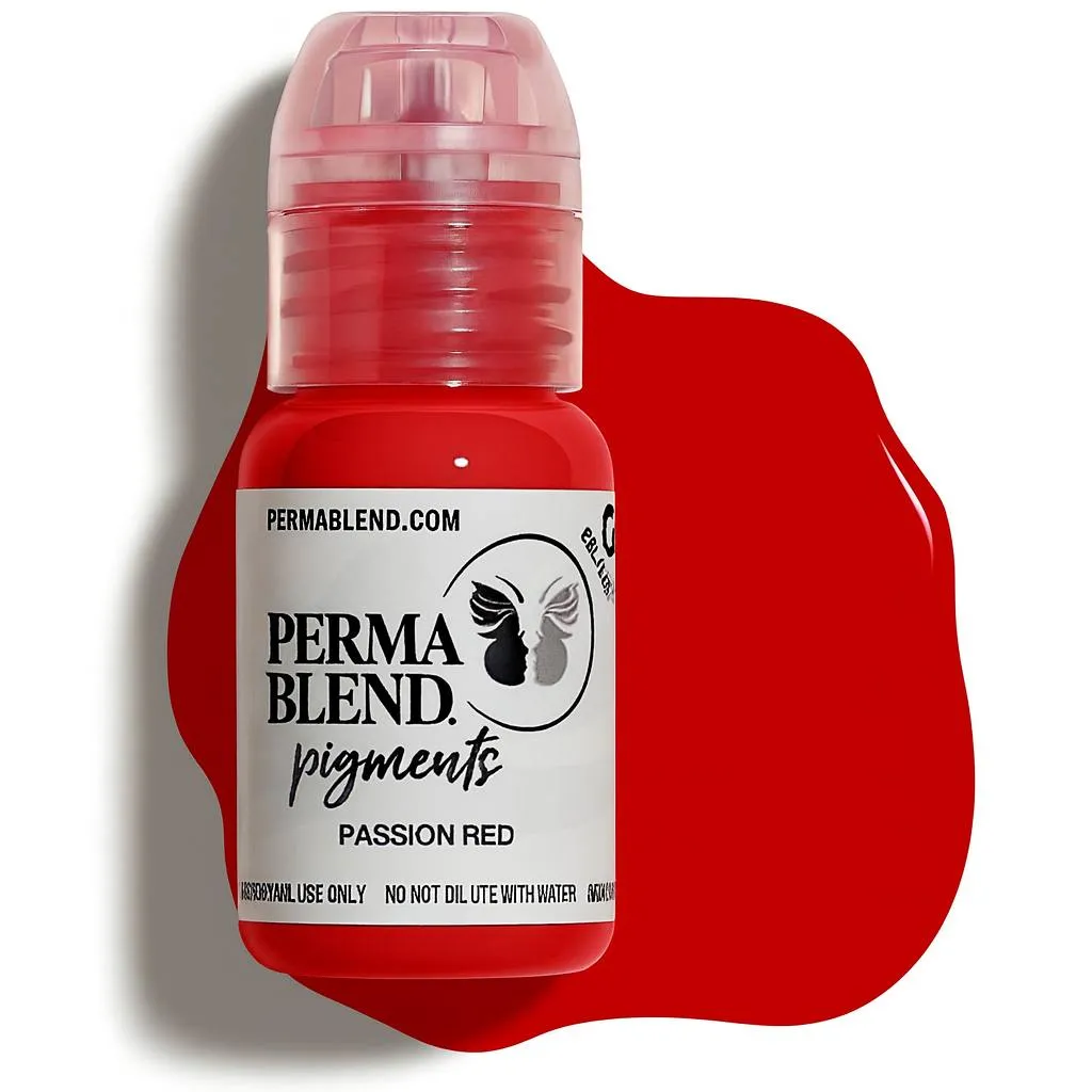 رنگ تاتو پرمابلند پشن رد (PASSION RED)