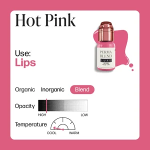 رنگ تاتو پرمابلند لوکس هات پینک HOT PINK LUXE