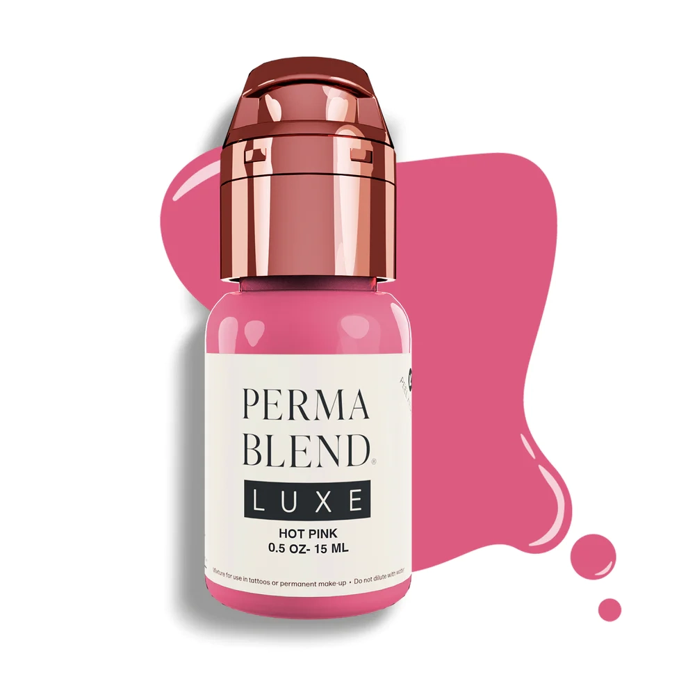 رنگ تاتو پرمابلند لوکس هات پینک HOT PINK LUXE