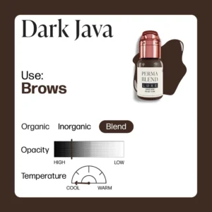 رنگ تاتو پرمابلند لوکس دارک جاوا DARK JAVA