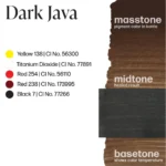 رنگ تاتو پرمابلند لوکس دارک جاوا DARK JAVA