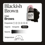 رنگ تاتو پرمابلند بلکیش براون Blackish Brown