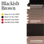 رنگ تاتو پرمابلند بلکیش براون Blackish Brown