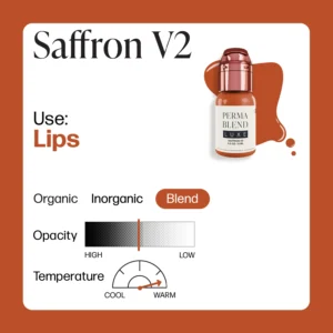 رنگ تتو پرمابلند لوکس زعفران SAFFRON LUXE