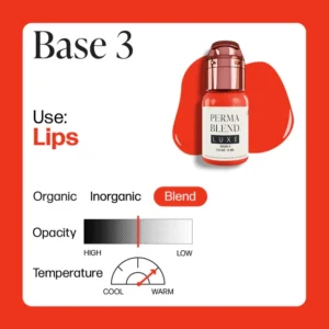 رنگ تاتو پرمابلند لوکس BASE 3