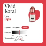 رنگ تاتو پرمابلند لوکس ویوید کورال VIVID KORAL