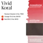 رنگ تاتو پرمابلند لوکس ویوید کورال VIVID KORAL