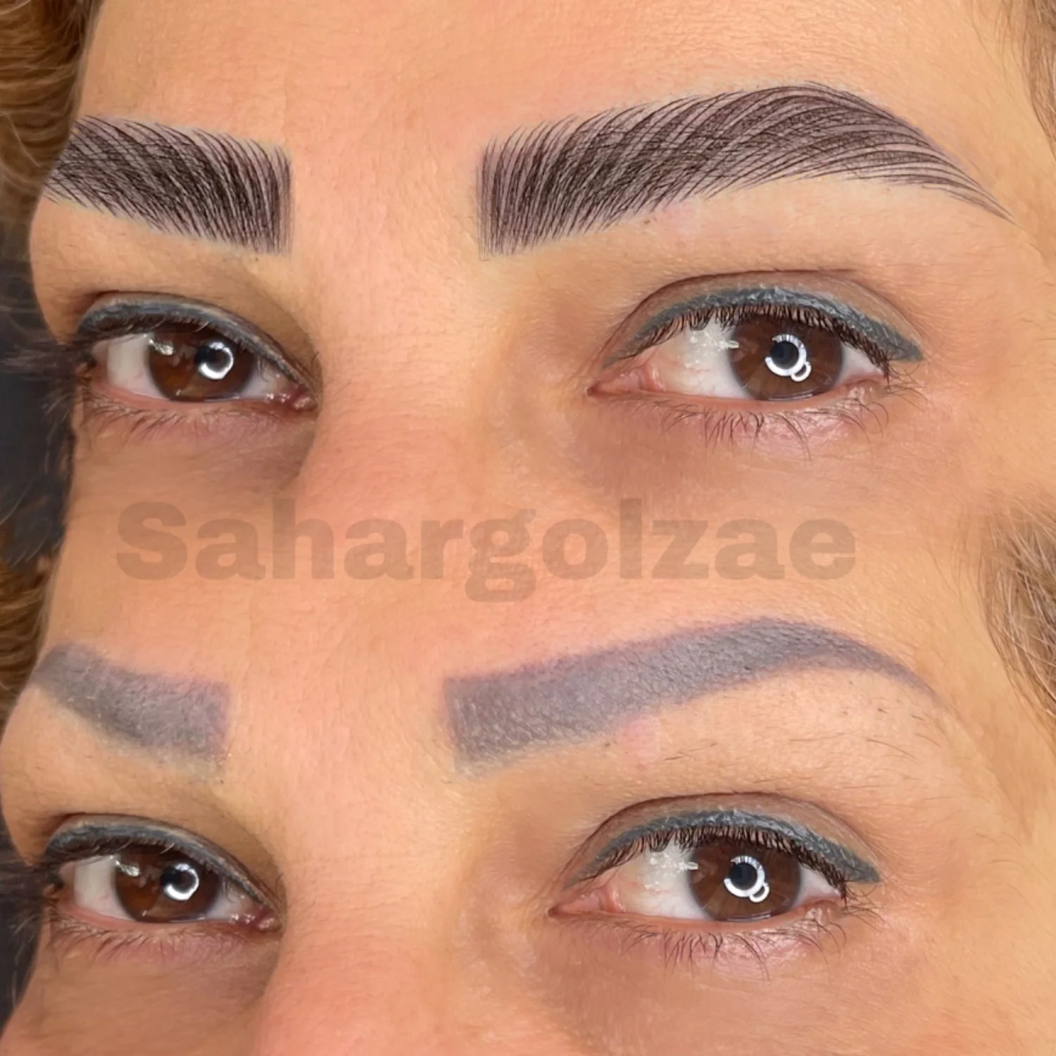 نمونه کار و خدمات ابرو سحر گلزایی