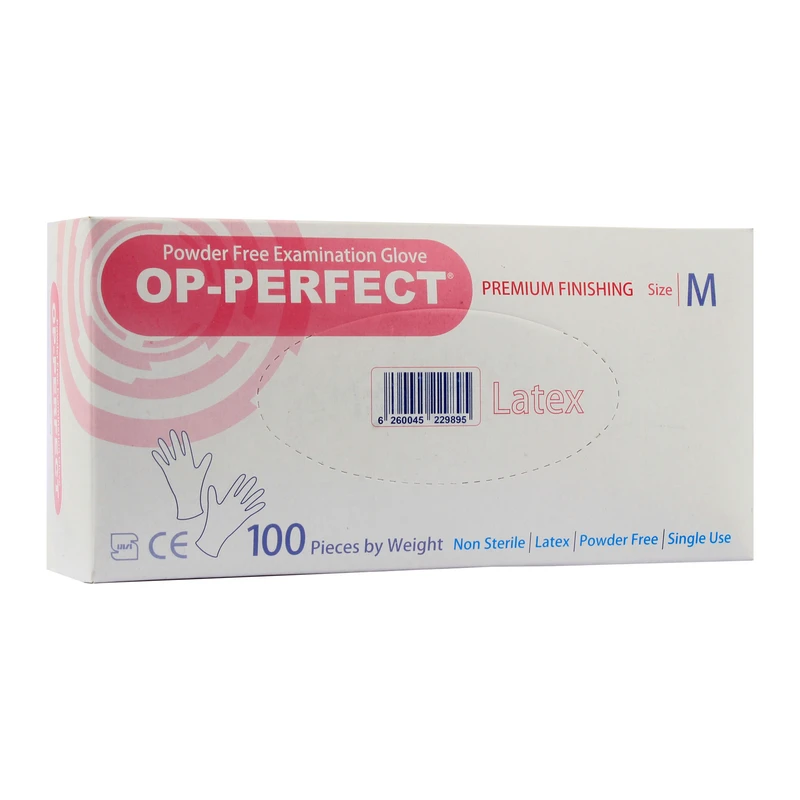 دستکش لاتکس 100 عددی برند perfect-op