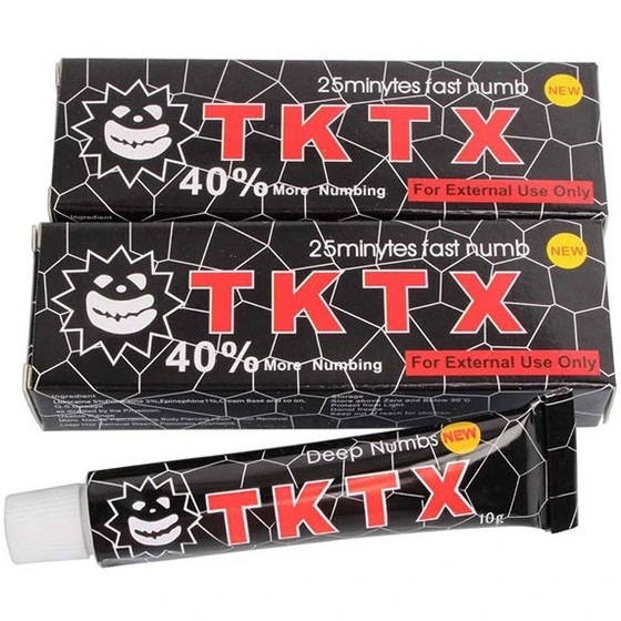 پماد بی حسی تاتو TKTX مدل PLUS وزن ۱۰ گرم